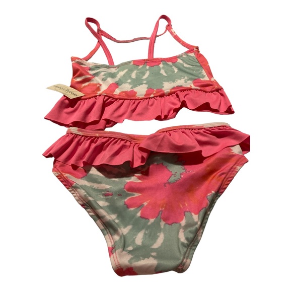 Bobby Brooks for girls size XS Pink multicolor two-piece - Picture 2 of 4